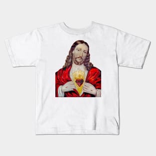 Christians with Jesus Christ in their heart salvation and eternal life Kids T-Shirt